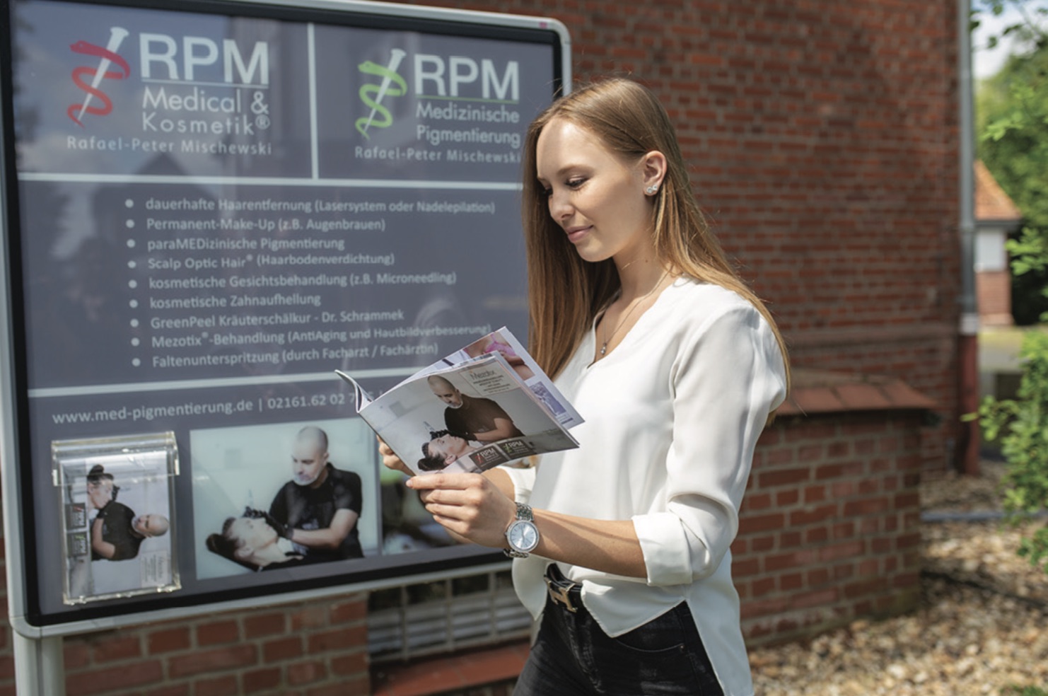 Das Behandlungsstudio RPM Medical & Kosmetik befindet sich im Denkmalbereich des Nordparkgeländes, nahe des Borussiaparks in Mönchengladbach. | RPM Medical & Kosmetik Rafael-Peter Mischewski Mönchengladbach